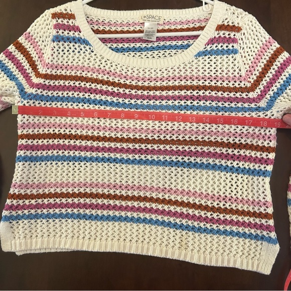 L Space On The Horizon Sweater in Sea Island Stripe Size Medium - Picture 11 of 14